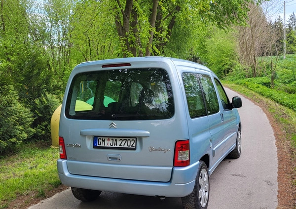 Citroen Berlingo cena 15900 przebieg: 138000, rok produkcji 2007 z Cybinka małe 56